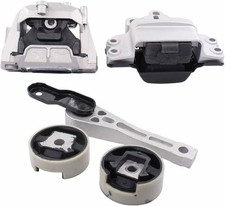 Engine Motor Mounts and Trans Transmission Mount Bracket Subframe Kit for VW
