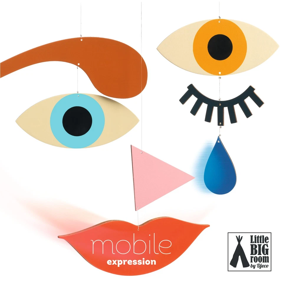 - Make-A-Face Mobile - Fun & Easy Magnetic Wooden Mobile - for Kids - Assembl... - Image 2 of 2