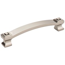 Satin Nickel Delmar Square Cabinet Pull and K...