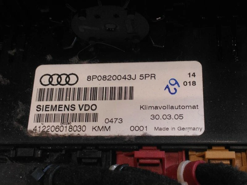 Control de temperatura sin navegación compatible con 06-08 AUDI A3 123360 Foto 4 de 4