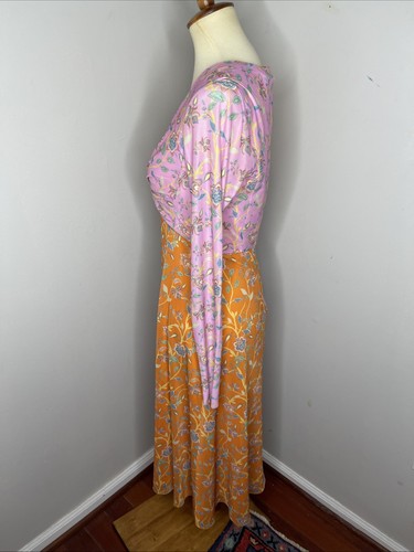 Rachel Antonoff Olivia Mesh Midikleid Original Powder Room Floral Größe 8 - Bild 2 von 8