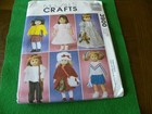 McCall's #3900  18" Doll Clothes Patterns - Dresses, Coat, Pinafore & Hats -NEW — photo 1