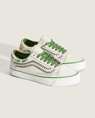 Vans Premium Old Skool Cocona Limited Edition Shoes Beige /Green