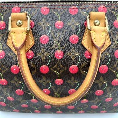 LOUIS VUITTON Speedy 25 Monogram Cherry Murakami Handbag M95009