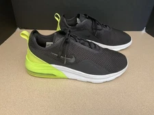 Mens Nike Air Max Motion 2 Grey/Black/Volt Running Shoes. Size 10. Awesome Shoes