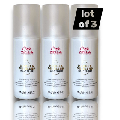 Wella Marula Oil Blend Scalp Primer 5 oz Lot of 3