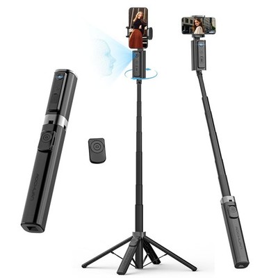 AOCHUAN Auto Face TrackingTripod, w/Gesture Control for iPhone,Extendable Pol...