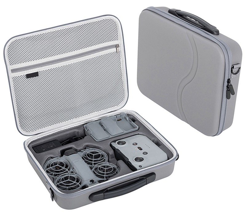 Carrying Case for DJI Neo 2 Fly More Combo Portable PU Storage
