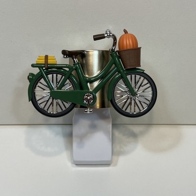 Bath & Body Works Fall Bike Wallflower Fragrance Plug Pumpkin Bicycle Nightlight