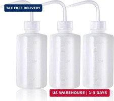 Squeeze Bottles 3-Pack 250ml/8.45oz Leak-Proof Wash Bottle