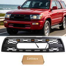 Black Grille With Leds For 1996-2002 Toyota 4runner Trd Pro Style Bumper Grill Black Grille With Leds For 1996-2002 Toyota 4runner Trd Pro Style Bumper Grill