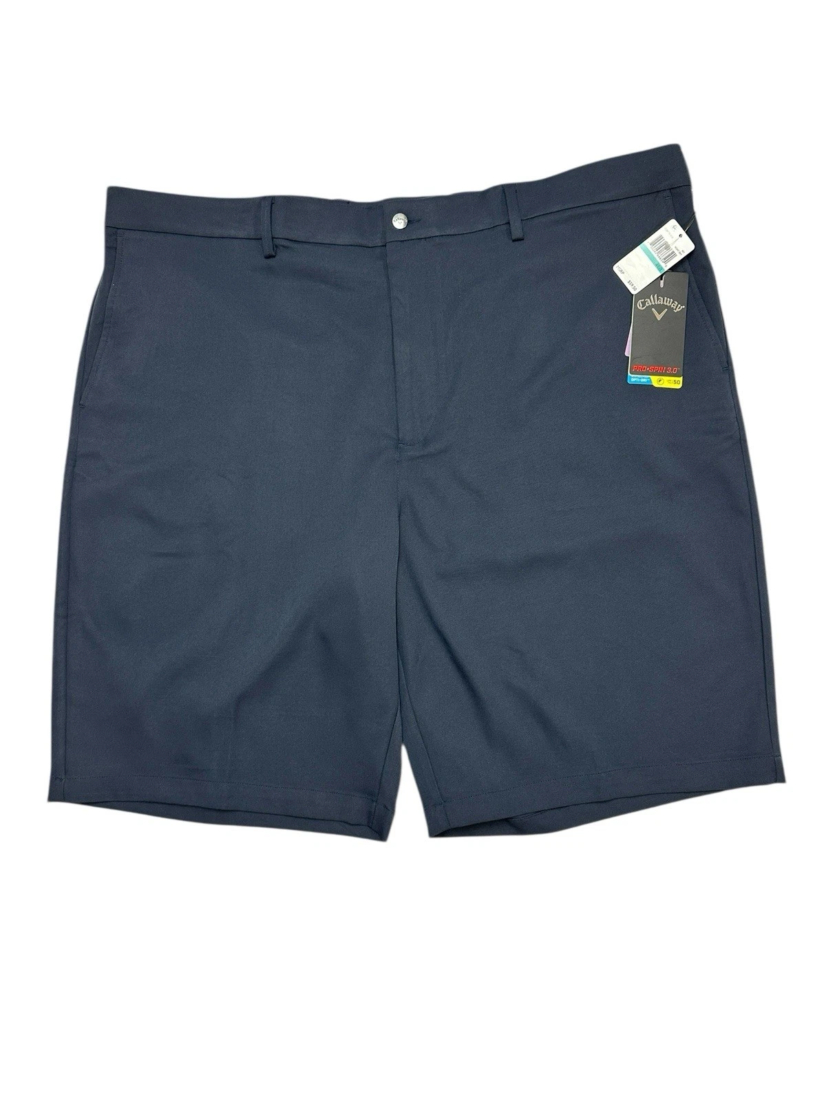 Callaway Pro Spin 3.0 Golf Shorts Men 46 B Blue Lightweight UPF 50 Opti-Dri NWT