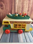 Vintage Early 1970s Fisher Price Little People Play Family Camper RV