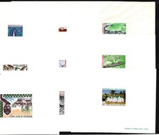 Madagaskar Lot postfrisch 9 Bl&ouml;cke Epreuve de Luxe/ EdL #IG701