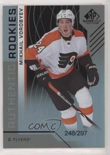 2018 Upper Deck SP Game Used Authentic Rookies Rainbow /297 Mikhail Vorobyev 2bw