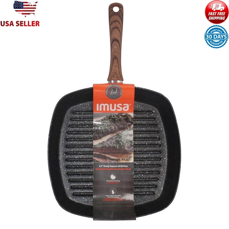 Nonstick Deep Square Griddle Cooking Breakfast Tacos Sandwiches Pancakes Eggs US