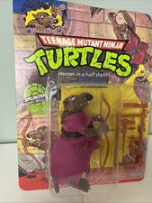 Playmates 1988 Teenage Mutant Ninja Turtles Splinter Action Figure Unpunched