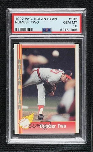 1991 Pacific Texas Express Series 2 Nolan Ryan Number Two #132 PSA 10 GEM MT HOF