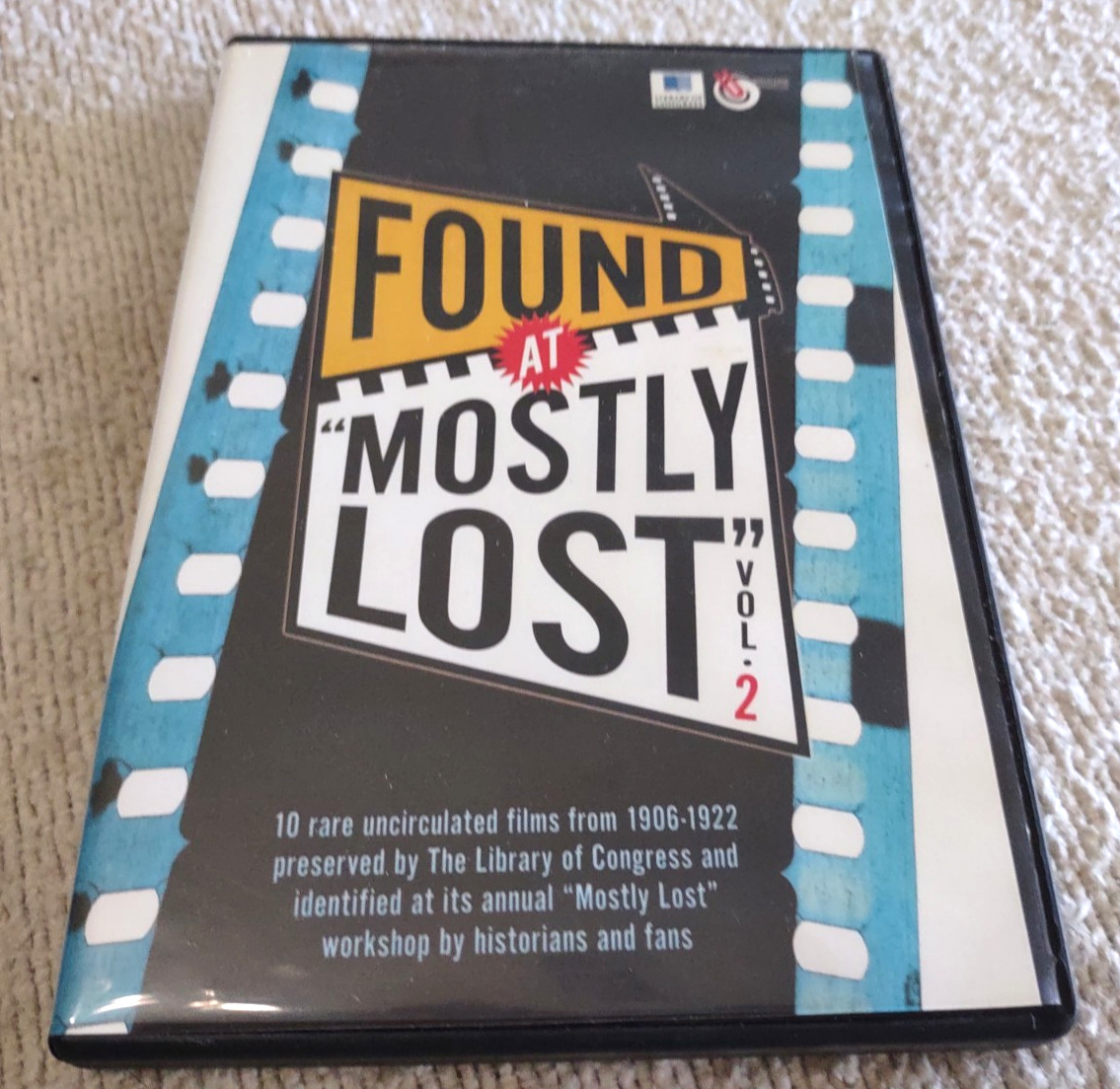 Found At "Mostly Lost": Volume 2 - 1906 to 1922 VG+ Disc Region 1