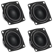 4Pcs 2" 2inch 4Ohm 10W Full Range Audio Speaker Stereo Woofer 4PCS 