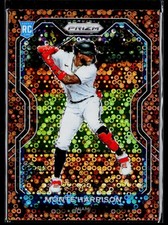 2021 Panini Prizm #118 Monte Harrison Bronze Donut Circles Prizm #/40