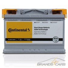 CONTINENTAL AUTOBATTERIE 12V STARTERBATTERIE 70Ah 720A AGM L3 START STOP CONTINENTAL AUTOBATTERIE 12V STARTERBATTERIE 70Ah 720A AGM L3 START STOP