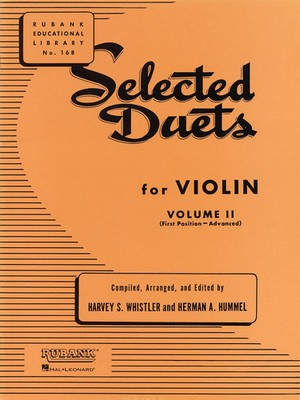 Selected Duets for Violin - Volume 2 | Advanced First Position | Whistler | Buch