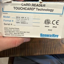 Securakey Entracomp 26SA Touch Card Surface Mount RFID Reader