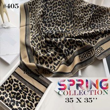 100 Mulberry Silk Women Large Square Scarf Head Neck Hair Wraps Shawl 90CM 35"