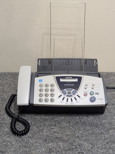 Brother FAX-575 Personal Plain Paper Fax Copier Machine w Phone PARTS REPAIR