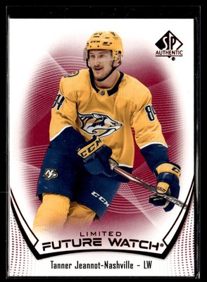 2021-22 SP Authentic Future Watch Acetate Tanner Jeannot Nashville Predators