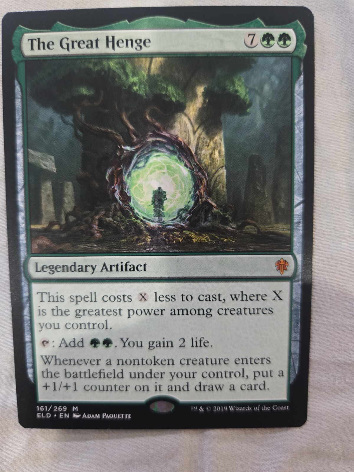 Magic the Gathering the Great Henge Throne of Eldraine Card 161/269 Regular