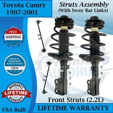 Kyb Oem Front Struts Assembly Wsway Bar 1997-2001 Toyota Camry 9 Yr Warranty