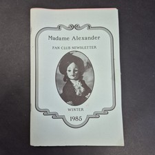 Madame Alexander Doll Club 1985 Winter Newsletter