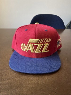 utah jazz mitchell and ness hat USA SnapBack Pre Owned Super Clean!