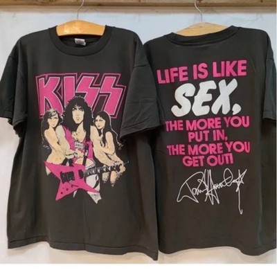 Life is Like Sex Paul Stanley Unisex T-Shirt (2-SIDED) S-5XL