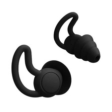 HUAK 3 Layer Silicone Sleep Ear Plugs Sound Insulation Ear Protection Anti-Noise