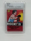1979 Topps Rocky II 2 Wax Pack Authentic Unopened Encapsulated