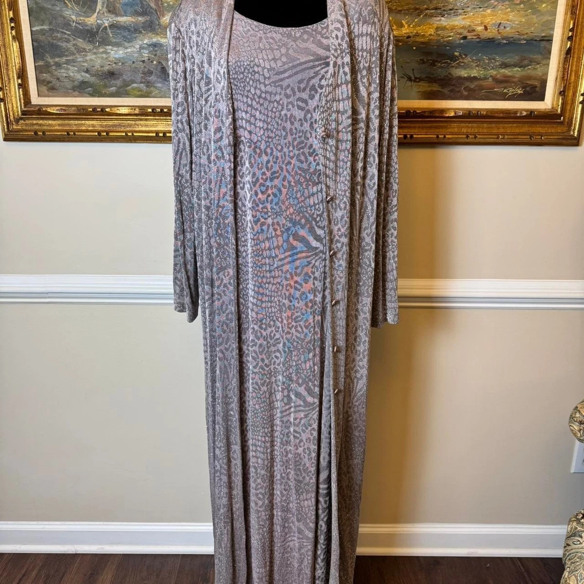 ronni nicole maxi dress Ronni Nicole Vintage 90s Stretchy Maxi Dress Uk 10-12/M