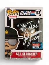 Sgt. Slaughter Autographed GI-JOE Funko Pop! #113