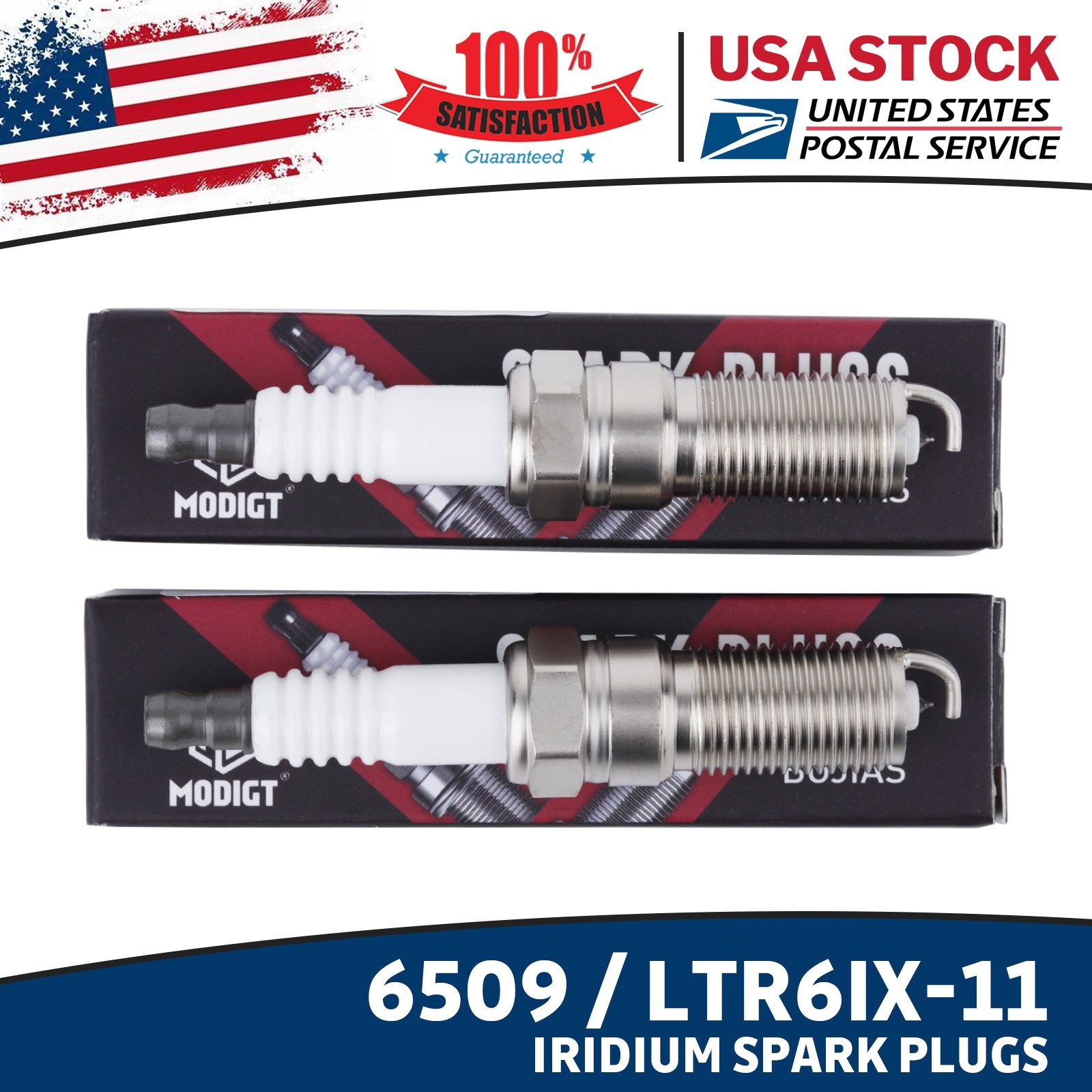 4 Pcs For NGK # 6509 LTR6IX-11 OEM Iridium Spark Plugs For GMC Ford Suzuki