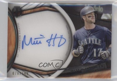 2018 Topps Tribute 76/199 Mitch Haniger #TA-MH Auto jc3