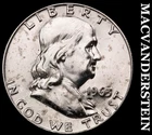 1963-D Franklin Half Dollar-Choice Gem BU Splotchy No Reserve #G8620