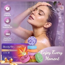 Shower Steamers Aromatherapy - 8 Pack Shower Bombs with Essential Oils, Mothe...