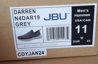 Jambu Men's Darren on The Go Shoes Water-Ready Performance, Arch Support  New