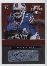 2014 Panini Totally Certified Awesome Auto Red Sammy Watkins #AA-SW Auto 0d4