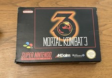 Mortal Kombat 3 Super Nintendo SNES EUR PAL Boxed Complete VGC