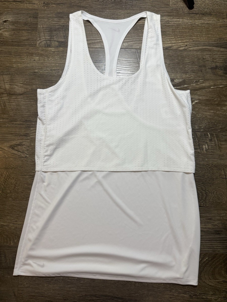 Nike Women's Sport Mesh Dress Swim Cover-Up White Small Beach Sport Nike Women's Sport Mesh Dress Swim Cover-Up White Small Beach Sport