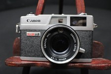 A Cannon Canonet QL-17 G-11 35mm Rangefinder Film Camera Super Clean as-is