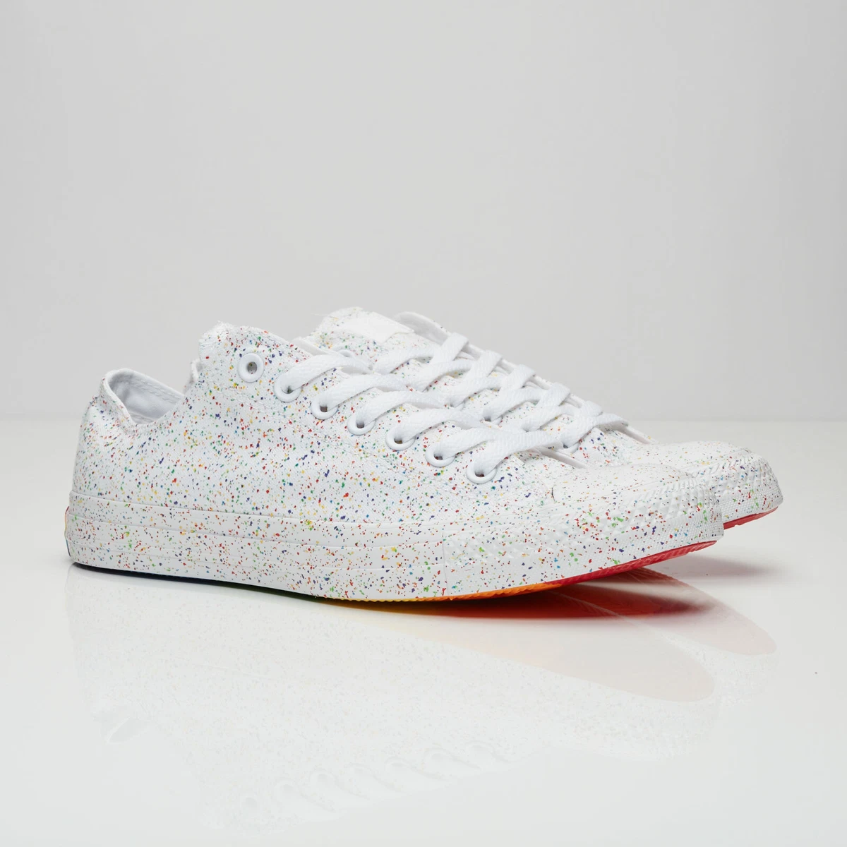 Converse pride rainbow clearance speckle chuck taylor trainers
